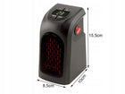 Mini grzejnik elektryczny farelka do kontaktu heater 400W duża MOC ceramiczny termowentylator z termostatem, nawiew