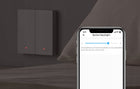 Sonoff M5-2C-80W Inteligentny Przełącznik Ścienny Matter WiFi 2-kanałowy włącznik światła, sterowanie oświetleniem