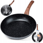 Patelnia granitowa do smażenia duszenia vilde 26 cm na gaz indukcje kuchenka ceramiczna elektryczna, mycie w zmywarce