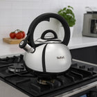 Czajnik tradycyjny stalowy tefal N4180310 z gwizdkiem na Gaz Indukcja imbryk do gotowania wody 2,5 l srebrny