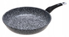 Patelnia Ceramiczna granitowa 28cm indukcja GAZ 8636 do smażenia, kuchenka elektryczna, nienagrzewające się uchwyty