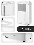 Osuszacz powietrza domowy mozano 20L/24H wifi pochłaniacz wilgoci 440 w