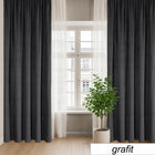 Gotowa Zasłona Welurowa Zasłony Welurowe na Przelotkach 140x250 Ciemny Beż osłona okienna, dekoracja wnętrza, ogranicza