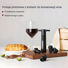 Pompa próżniowa do wina 1 szt. + 6 zatyczek wielokrotnego użytku
