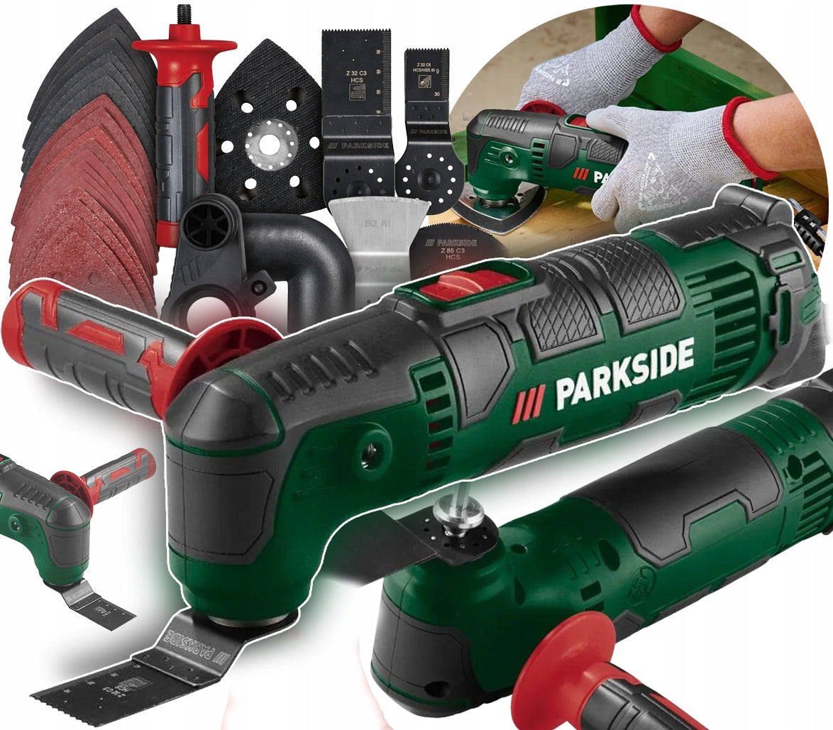 PARKSIDE Narzędzie Wielofunkcyjne PMFW 310 I6, 310 W + AKCESORIA i WALIZKA