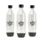 Butelki bubblyfresh do Saturatora Sodastream 3x Czarna 1l