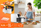 Frytkownica beztłuszczowa AIR fryer biały frytownica 6,5l berdsen 1700W