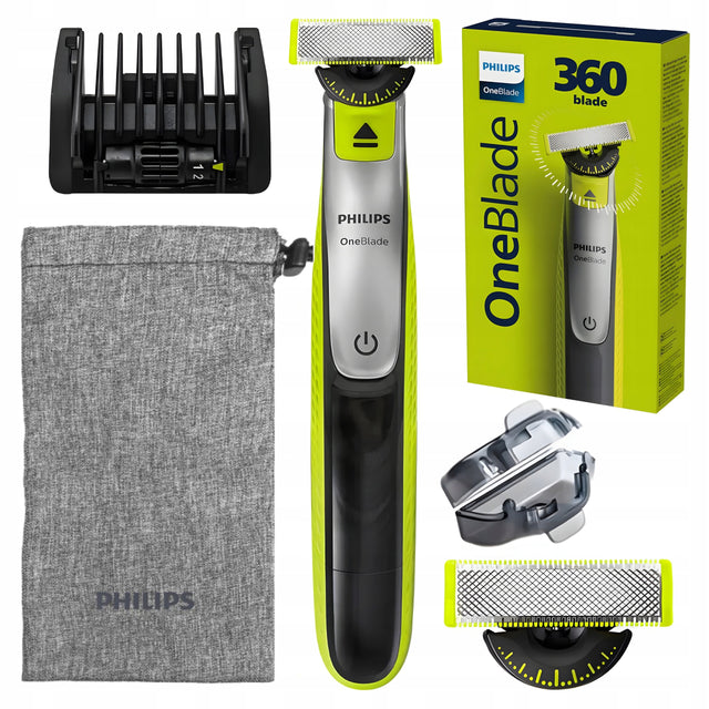 Golarka Elektryczna Philips OneBlade 360 QP2734/31 60 min nasadka 5w1 foliowa