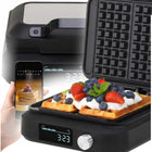 Gofrownica 2200W na 2 gofry XXL Timer Głębokie płyty Regulacja non-stick nominalna