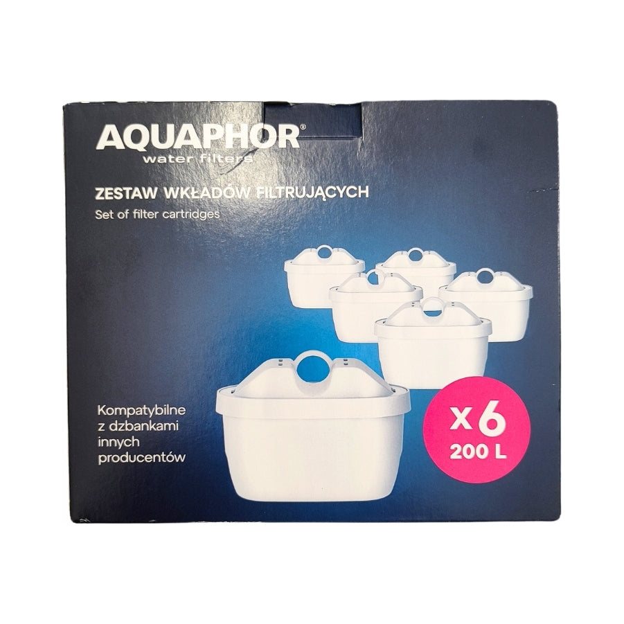 Wkład filtrujący do dzbanka Aquaphor Maxfor zestaw 6 szt.