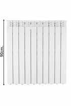 Grzejnik aluminiowy 800 FONDITAL EXCLUSIVO 1 żeberko wysokość 90cm ga007 80 mm 860 mm grzewcza biały