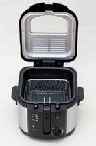 Frytkownica olejowa 1900W – frytownica tradycyjna 1900 w czarny