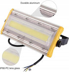 Lampa LED halogen naświetlacz hermetyczny mocny aluminium 50W do garażu, ogrodu i na elewację, IP66, 6500 lm, zimna