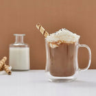 6x SZKLANKI TERMICZNE DO KAWY 400ML ZESTAW SZKLANEK DO LATTE HERBATY KUBKI z podwójną ścianką, bezbarwne szkło