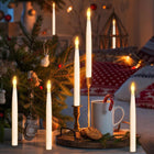 LEWITUJĄCE ŚWIECE LED, ŚWIEC LED, NA BOŻE NARODZENIE, HALLOWEEN, DEKORACJA motyw czarownicy, zestaw 10 sztuk, plastikowe
