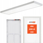Panel lampa LED Sufitowy 40W Plafon Natynkowy 120 x 30cm biały premium oprawa oświetleniowa do biura i kuchni