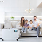 Grzejnik elektryczny konwektorowy 2000W termostat, z wentylatorem, WiFi ogrzewacz pokojowy, programator czasowy, 3