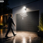 Halogen 100W LED Naświetlacz Zewnętrzny Lampa Czujnik Ruchu Zmierzchu Garaż reflektor IP66 11000 lm 4500 K neutralna