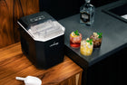 Kostkarka do lodu ICE wydajna szybka cicha maszyna do kostek 12kg +łopatka 100 w czarny
