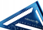 Kątownik stolarski ciesielski 300mm hogert HT4M214 przymiar aluminiowy do pomiaru i wyznaczania kątów