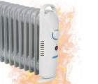 GRZEJNIK OLEJOWY ELEKTRYCZNY DO DOMU ŁAZIENKI POKOJU PRZENOŚNY 1200W 420 mm 400 mm grzewcza biały
