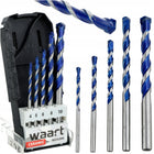 Zestaw wierteł wiertła 4,5,6,8,10mm do ceramiki gresu płytek 5szt waart