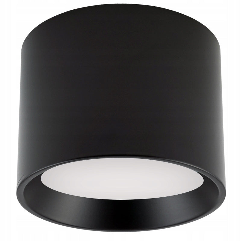 Oprawa natynkowa Lampa sufitowa GX53 XL Tuba Halogenowa SuperLED oczko okrągłe czarne 10W do wnętrz