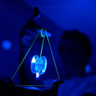 Yoyo Świecące YoYoFactory Spinstar LED Clear Body Niebieskie 62 mm
