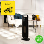 Termowentylator Yoer Farelka Cichy 38dB 2000W +Timer 4Tryby Energooszczędny maksymalna czarny grzejnik ceramiczny z