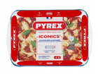 Naczynie żaroodporne do zapiekania lasagne pyrex 3,7 L 40x27 cm szklana forma, prostokątna brytfanna, piekarnik