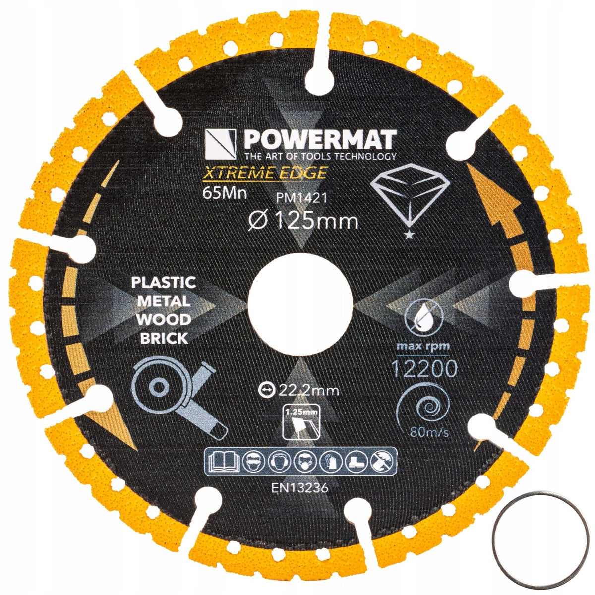 Tarcza diamentowa uniwersalna do metalu drewna cegieł ceramiki PCV 125 MM 1 szt.