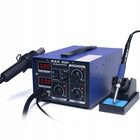 Stacja lutownicza SPAWARKA 2w1 HOTAIR WEP 852D+ 700W hot air do lutowania elektroniki, nadmuch i kolba, temperatura do