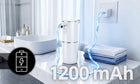 Dozownik mydła w pianie 380ml automatyczny bezdotykowy dyspenser biały USB do łazienki, akumulatorowy, stojący
