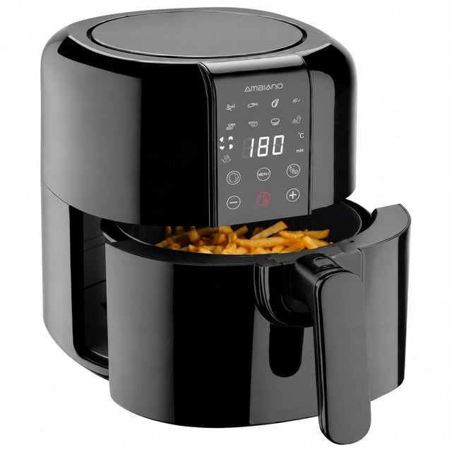 Frytkownica beztłuszczowa AIR fryer frytownica 2,6 L mocna 1400W dotykowa 1400 w czarny