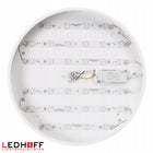 Lampa sufitowa LED biała Plafon okrągły 40cm panel natynkowy do pokoju oświetlenie wnętrz, neutralna barwa światła