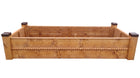 Obudowa grobu Pomnik tymczasowy Nagrobek tymczasowy Obrzeże grobu- Warkocz drewniana rama cmentarna 178 × 71 × 33 cm