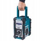AKUMULATOROWY ODBIORNIK RADIOWY BLUETOOTH DMR112 MAKITA na budowę i do warsztatu, przenośne audio z łącznością