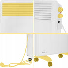 Grzejnik Elektryczny Konwektorowy ścienny Termostat ENERGOOSZCZĘDNY 1000W 465 mm 420 mm grzewcza biały