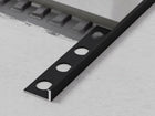 Profil aluminiowy licowy czarny MAT 12 mm x 270 cm listwa wykończeniowa do płytek, narożnik ścienny, cokół