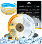 Taśma LED Neon COB 24V 1m IP67 CCT 2700-6500K biała ciepła neutralna zimna ściemnialna listwa oświetleniowa zmienna