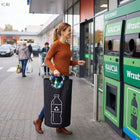 Torba na puste butelki plastikowe kaucyjne zwrotne puszki worek kosz 80l pojemnik do segregacji odpadów, recyklingu