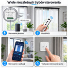 Sterownik rolet dopuszkowy WiFi RF433 Moes MS-108WR Tuya z Polski moduł do żaluzji, przełącznik smart home, 2 kanały