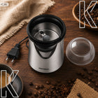 Młynek do kawy elektryczny do mielenia mocny orzechów przypraw grinder 300W 60 g 300 w metal, tworzywo sztuczne