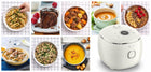 Multicooker Tefal POP ryżowar 0,7l biały garnek elektryczny 8 programów duszenie, podtrzymanie temperatury, opóźniony