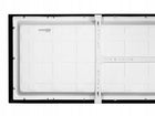 Panel LED Sufitowy Plafon 60W 6300 lm Natynkowy 120 x 30cm premium czarny lampa do biura i salonu, oprawa z neutralną