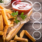 Frytkownica frytownica mocna kompaktowa 2,5 L frytki kurczaki kamille tradycyjna 1800 w czarny