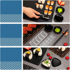 ZESTAW MASZYNKA DO ROBIENIA SUSHI Z ROLKA MATA PRASKA NÓŻ DO SUSHI 32W1 akcesoria do maki i futomaki, wielorazowe