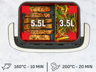Frytkownica beztłuszczowa AIR fryer tefal EY9278E0 technologia podczerwieni 2700 w czarny