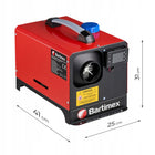 Nagrzewnica Olejowa Spalinowa 8kW Ogrzewanie Postojowe Dmuchawa 230V 12V