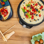 Naleśnikarka patelnia elektryczna do naleśników Teesa 30cm 1200W mocna urządzenie do crêpes, powłoka nieprzywierająca